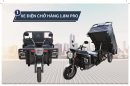 Xe Điện 3 Bánh Chở Hàng 2 Tấn Động Cơ 1800W80H