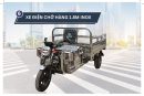 Xe Điện 3 Bánh Chở Hàng Inox 1 Tấn Động Cơ 1500W60H