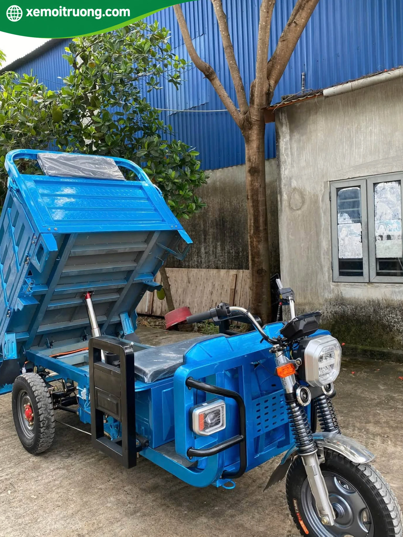 Xe Điện 3 Bánh Chở Hàng 1,5 Tấn Động Cơ 1800W 2 Xe Điện 3 Bánh Chở Hàng 1,5 Tấn Động Cơ 1800W - Ảnh 2