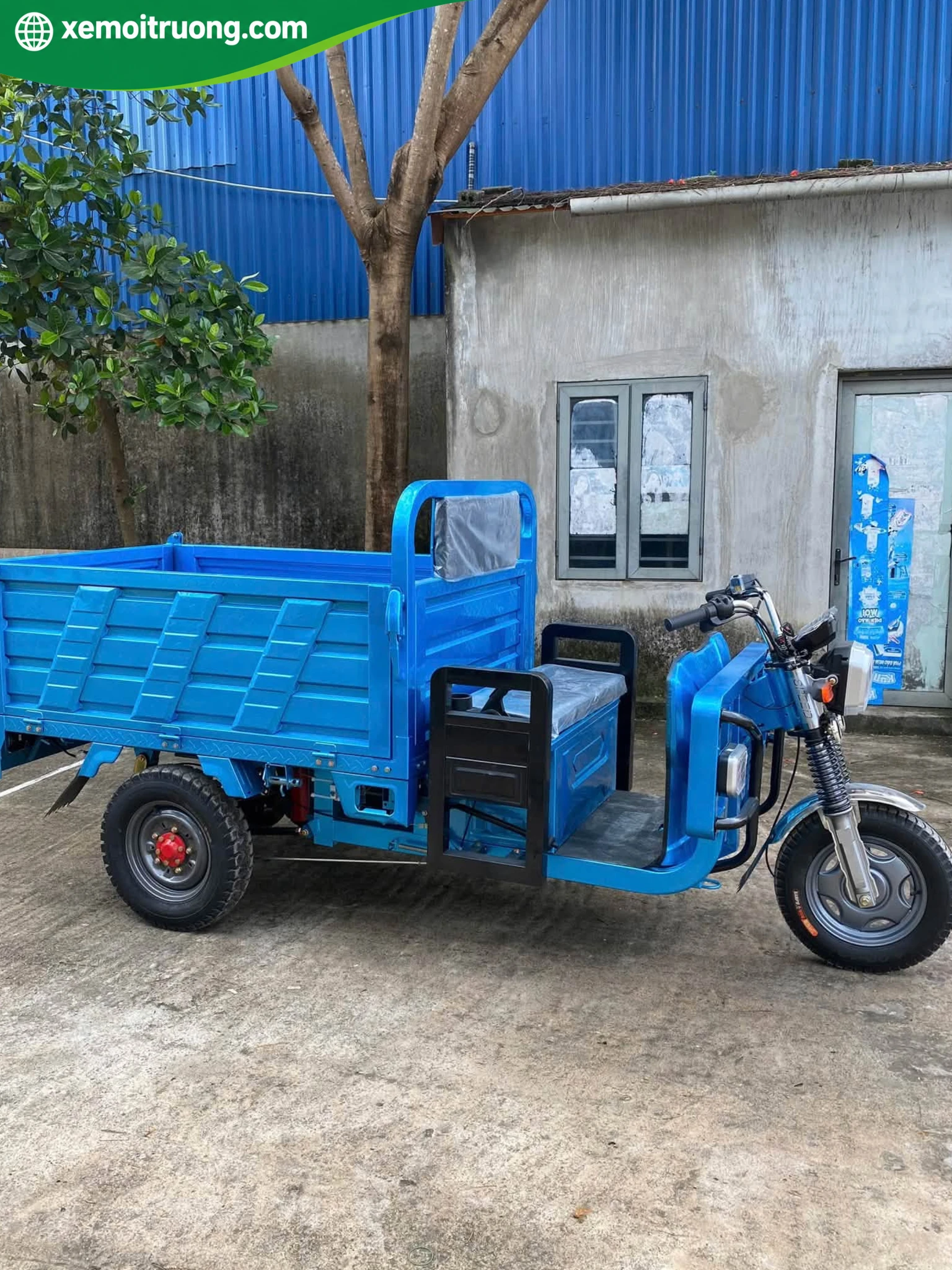 Xe Điện 3 Bánh Chở Hàng 1,5 Tấn Động Cơ 1800W 4 Xe Điện 3 Bánh Chở Hàng 1,5 Tấn Động Cơ 1800W - Ảnh 4