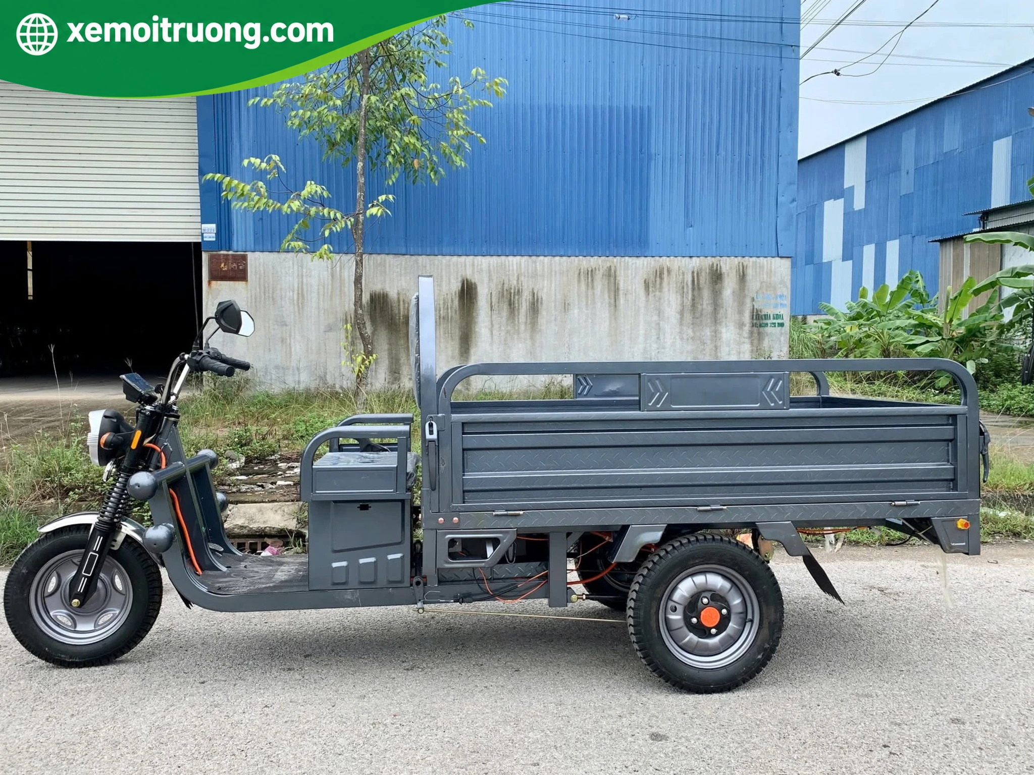 Xe Điện 3 Bánh Chở Hàng 700KG Động Cơ 1200W 19 Xe Điện 3 Bánh Chở Hàng 700KG Động Cơ 1200W - Ảnh 19