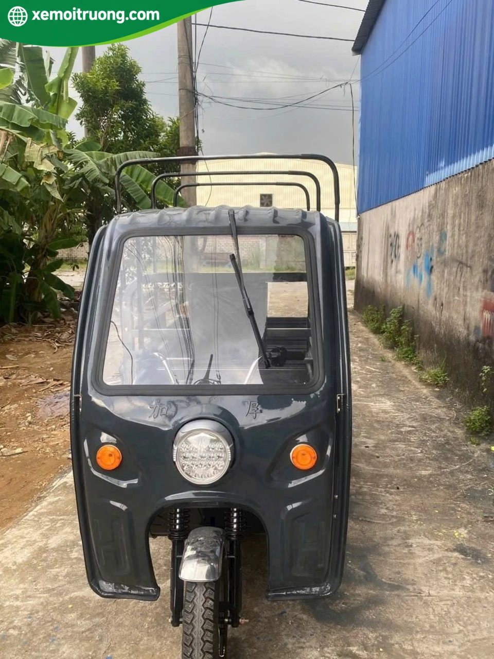 Xe Điện 3 Bánh Chở Hàng Có Mái Che 700KG Động Cơ 1200W 5 Xe Điện 3 Bánh Chở Hàng Có Mái Che 700KG Động Cơ 1200W - Ảnh 5