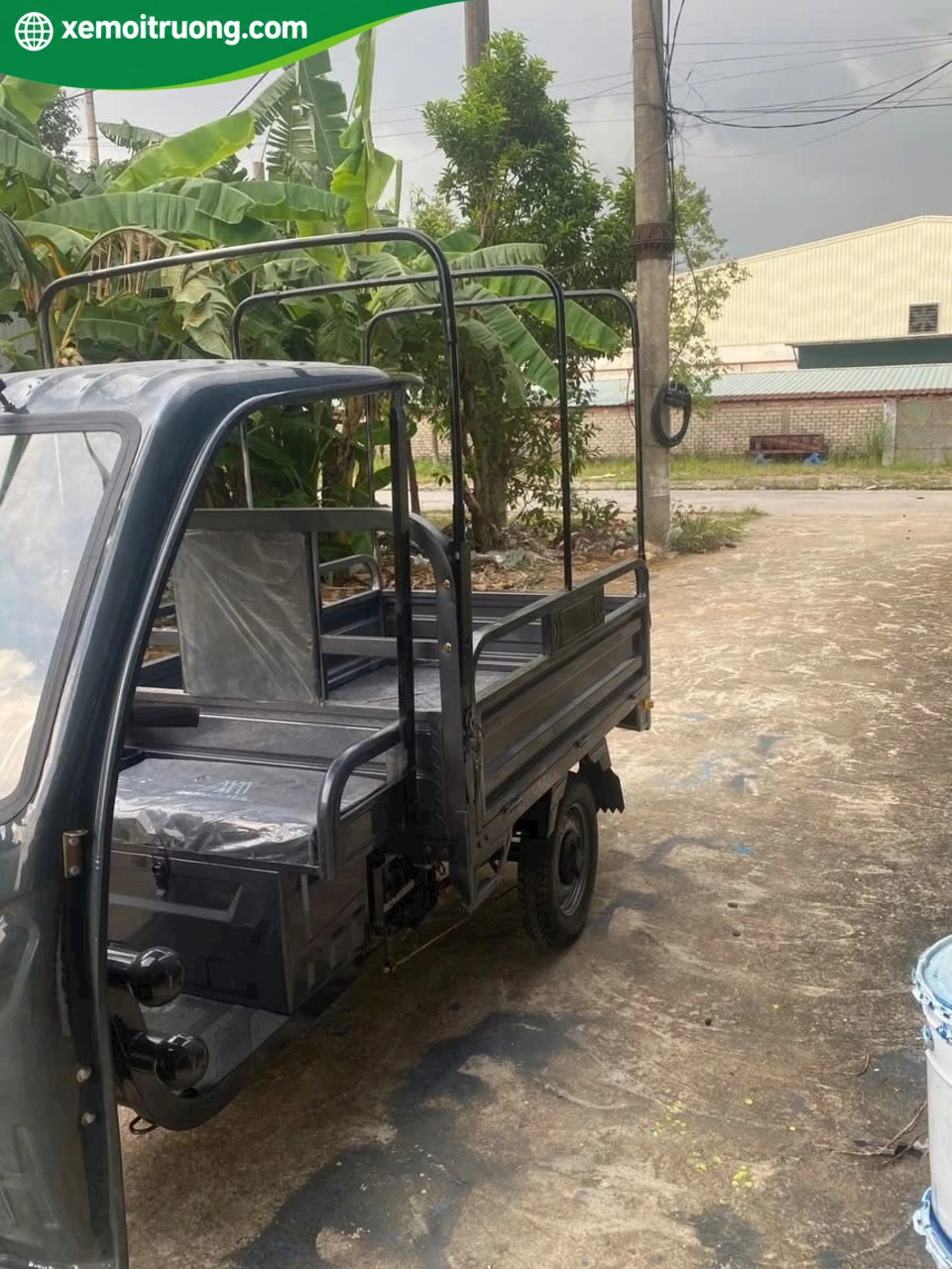Xe Điện 3 Bánh Chở Hàng Có Mái Che 700KG Động Cơ 1200W 7 Xe Điện 3 Bánh Chở Hàng Có Mái Che 700KG Động Cơ 1200W - Ảnh 7