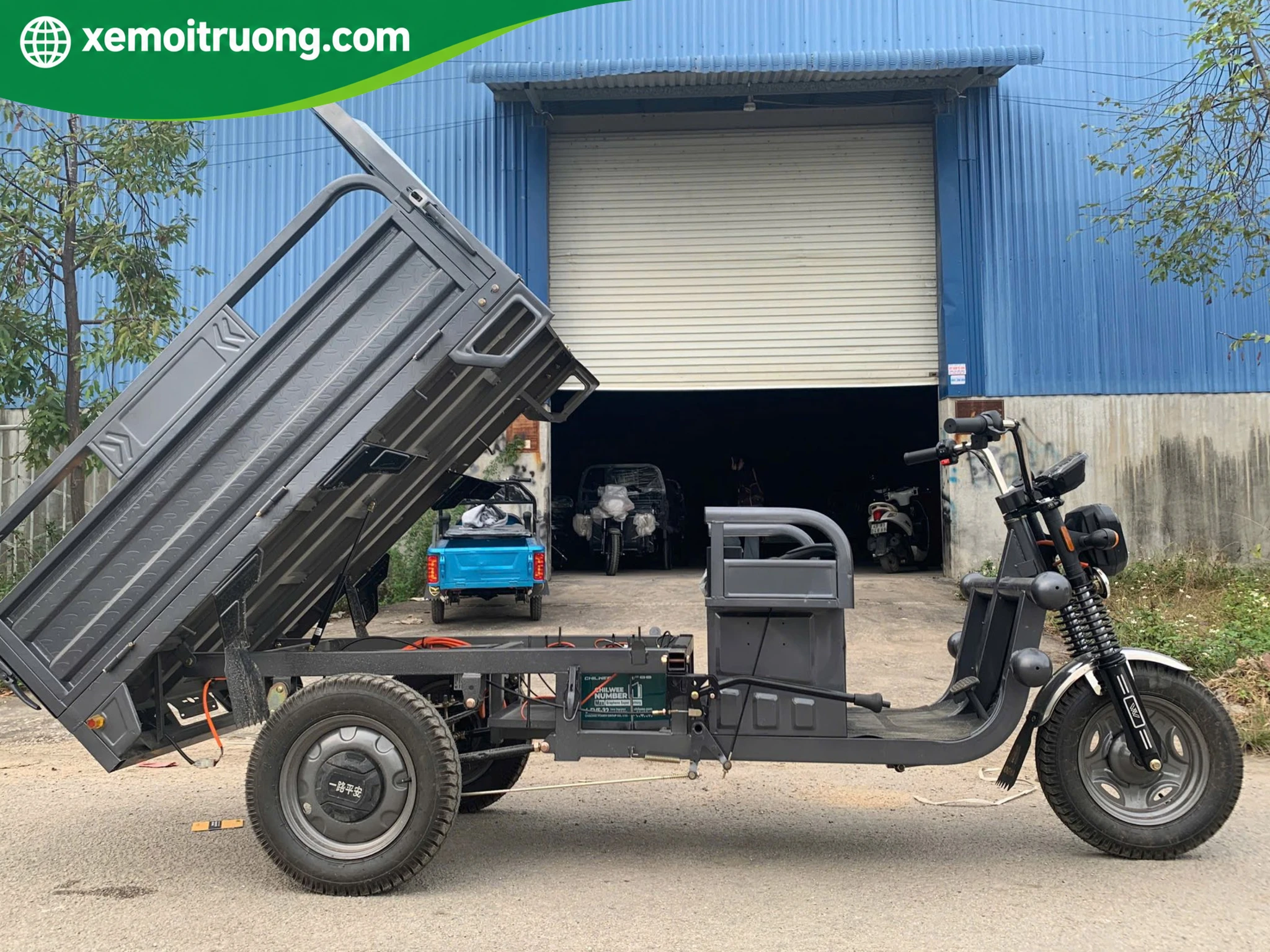 Xe Điện 3 Bánh Chở Hàng 700KG Động Cơ 1200W 5 Xe Điện 3 Bánh Chở Hàng 700KG Động Cơ 1200W - Ảnh 5