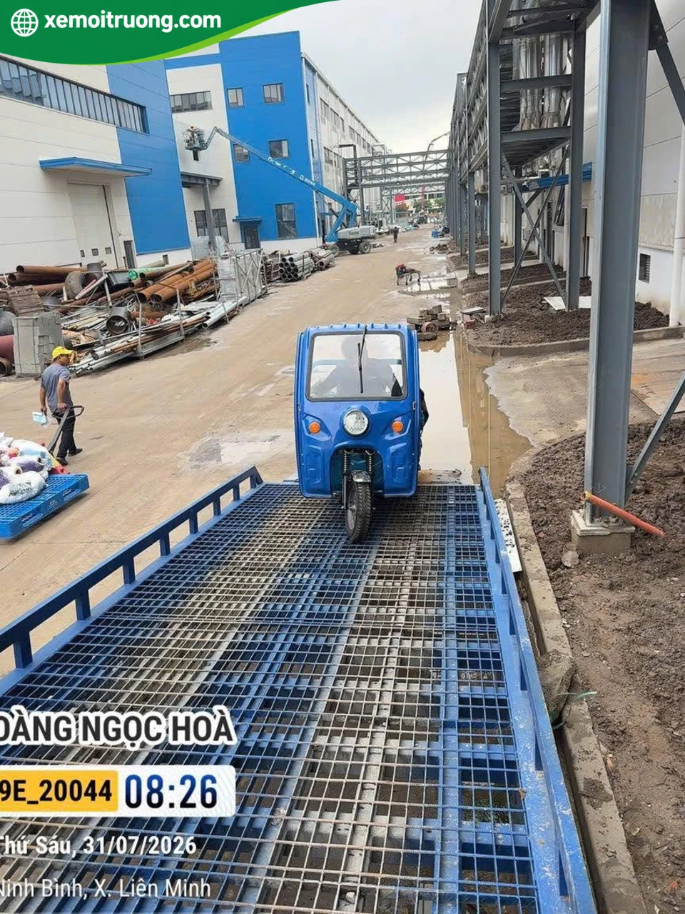 Xe Điện 3 Bánh Chở Hàng Có Mái Che 700KG Động Cơ 1200W 10 Xe Điện 3 Bánh Chở Hàng Có Mái Che 700KG Động Cơ 1200W - Ảnh 10