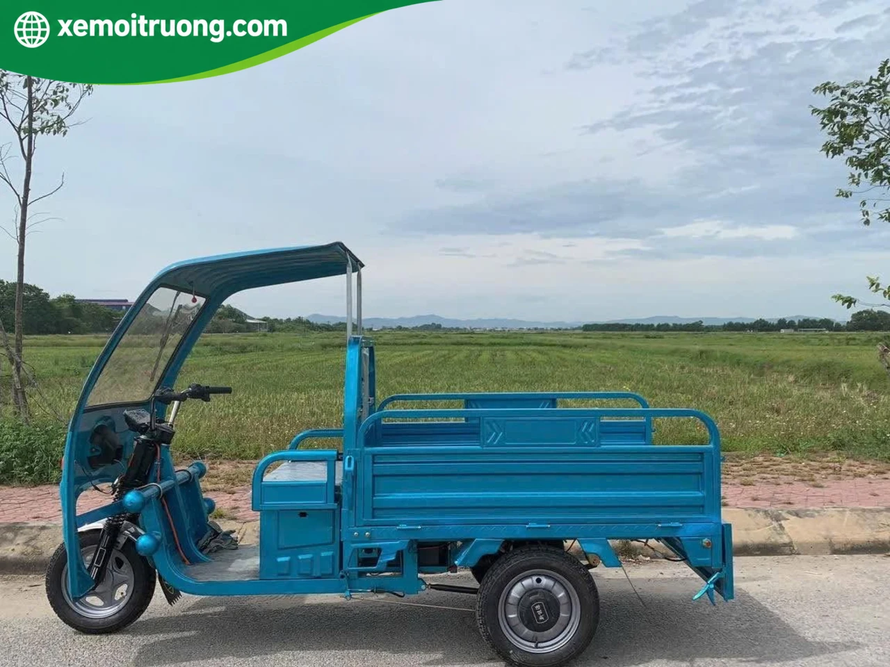 Xe Điện 3 Bánh Chở Hàng Có Mái Che 700KG Động Cơ 1200W 12 Xe Điện 3 Bánh Chở Hàng Có Mái Che 700KG Động Cơ 1200W - Ảnh 12