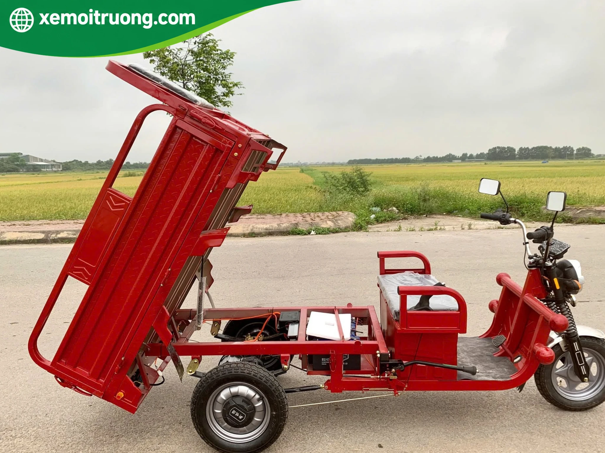 Xe Điện 3 Bánh Chở Hàng 700KG Động Cơ 1200W 15 Xe Điện 3 Bánh Chở Hàng 700KG Động Cơ 1200W - Ảnh 15