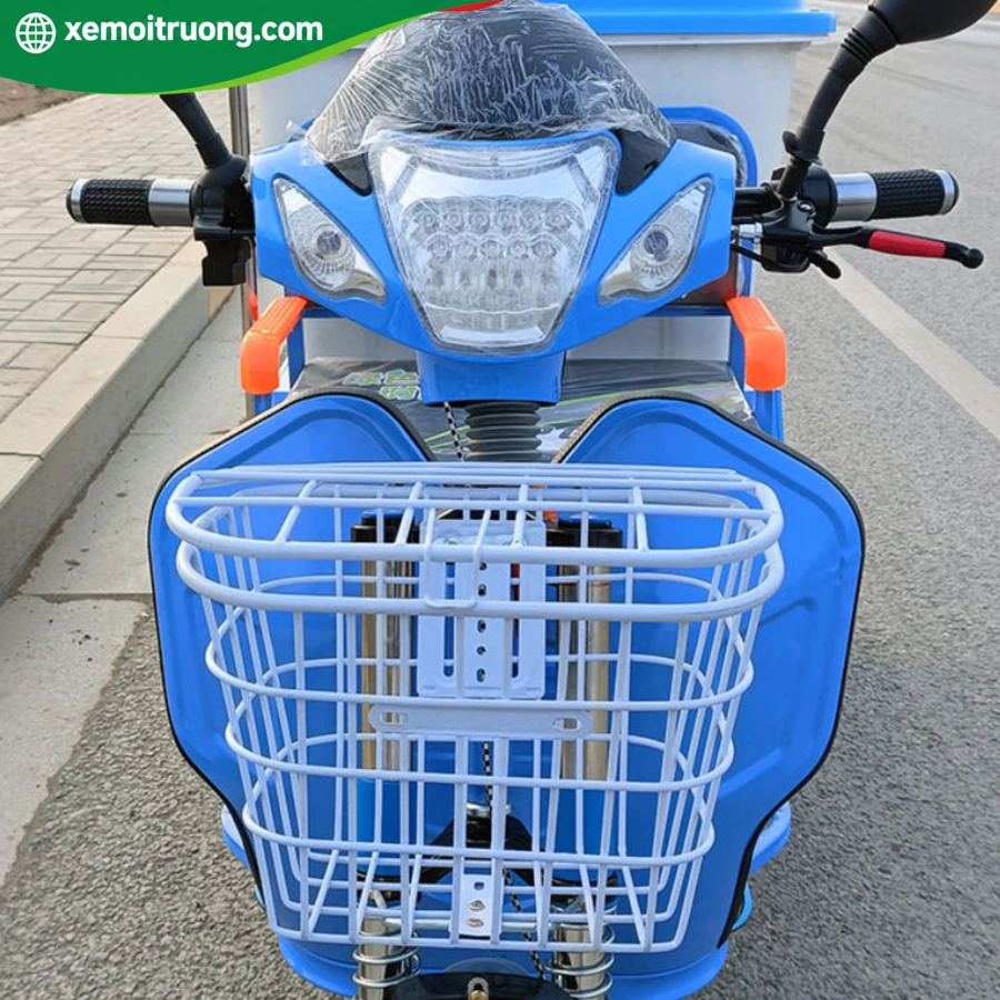 Xe Điện 3 Bánh Chở Rác Môi Trường 800W Thùng Nhựa 5 Xe Điện 3 Bánh Chở Rác Môi Trường 800W Thùng Nhựa - Ảnh 5