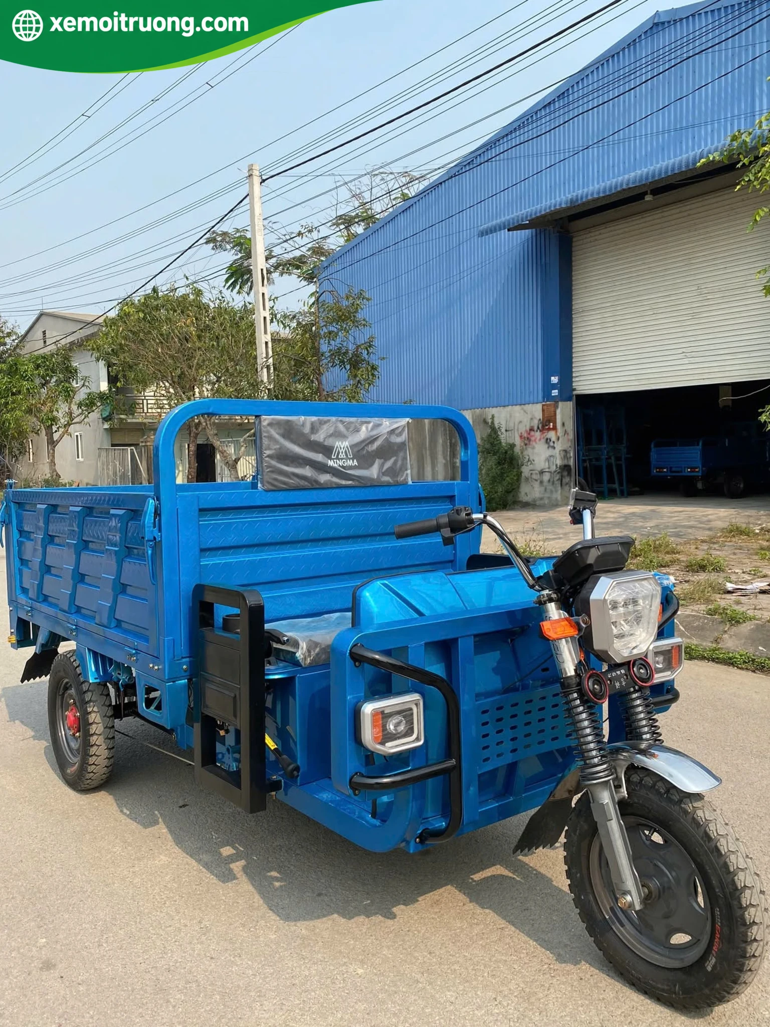 Xe Điện 3 Bánh Chở Hàng 1,5 Tấn Động Cơ 1800W 14 Xe Điện 3 Bánh Chở Hàng 1,5 Tấn Động Cơ 1800W - Ảnh 14
