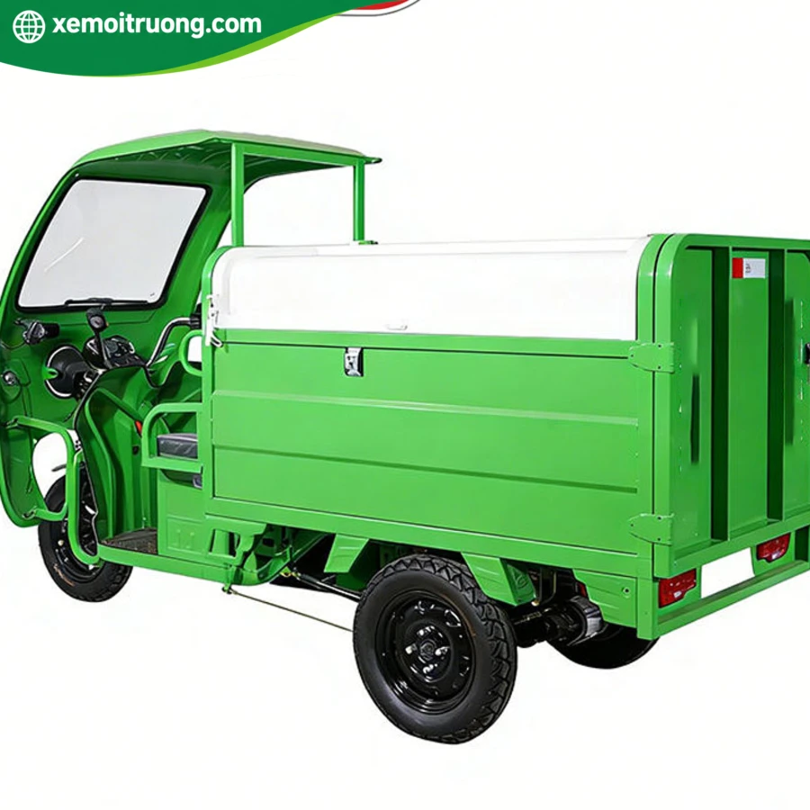 Xe Điện 3 Bánh Chở Rác Công Cộng 800L 650W 4 Xe Điện 3 Bánh Chở Rác Công Cộng 800L 650W - Ảnh 4