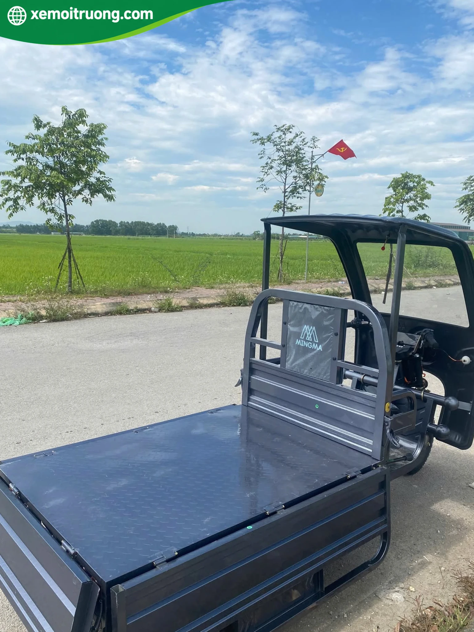 Xe Điện 3 Bánh Chở Hàng Có Mái Che 700KG Động Cơ 1200W 18 Xe Điện 3 Bánh Chở Hàng Có Mái Che 700KG Động Cơ 1200W - Ảnh 18