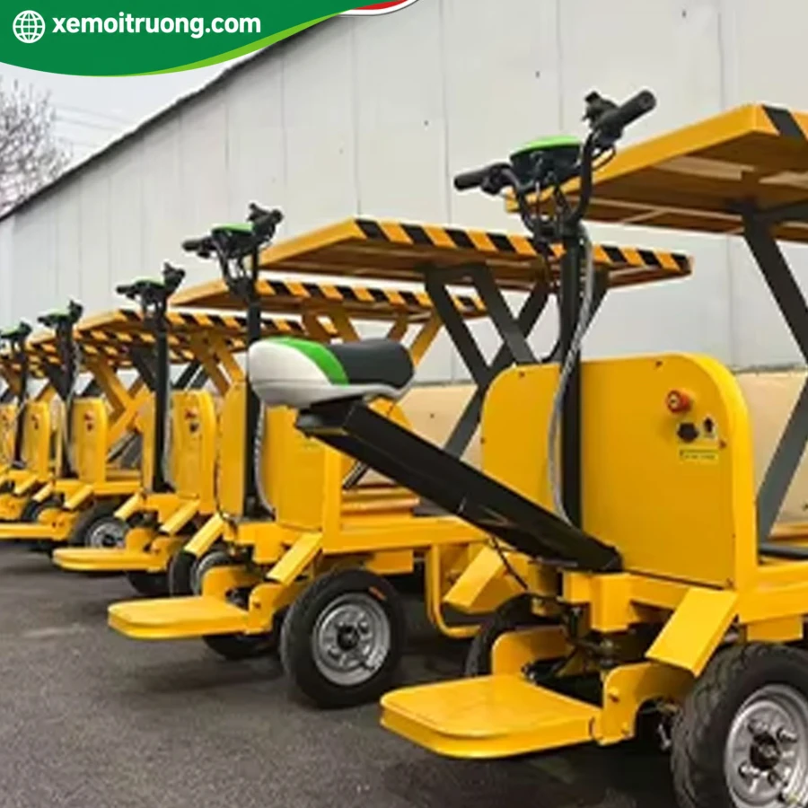 24 Mẫu Xe Điện Chở Hàng Trong Nhà Máy, Xí Nghiệp 2026 2 xe dien 4 banh cho hang nha xuong