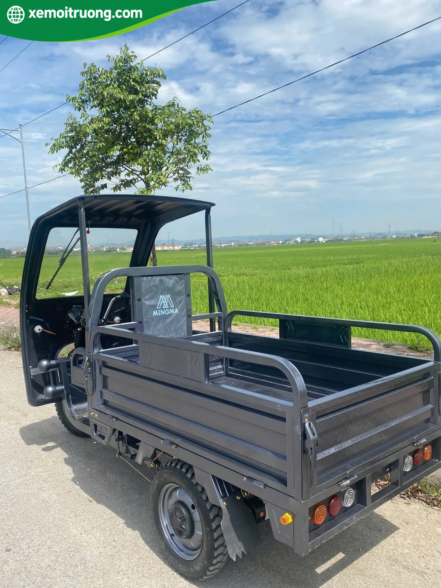 Xe Điện 3 Bánh Chở Hàng Có Mái Che 700KG Động Cơ 1200W 19 Xe Điện 3 Bánh Chở Hàng Có Mái Che 700KG Động Cơ 1200W - Ảnh 19