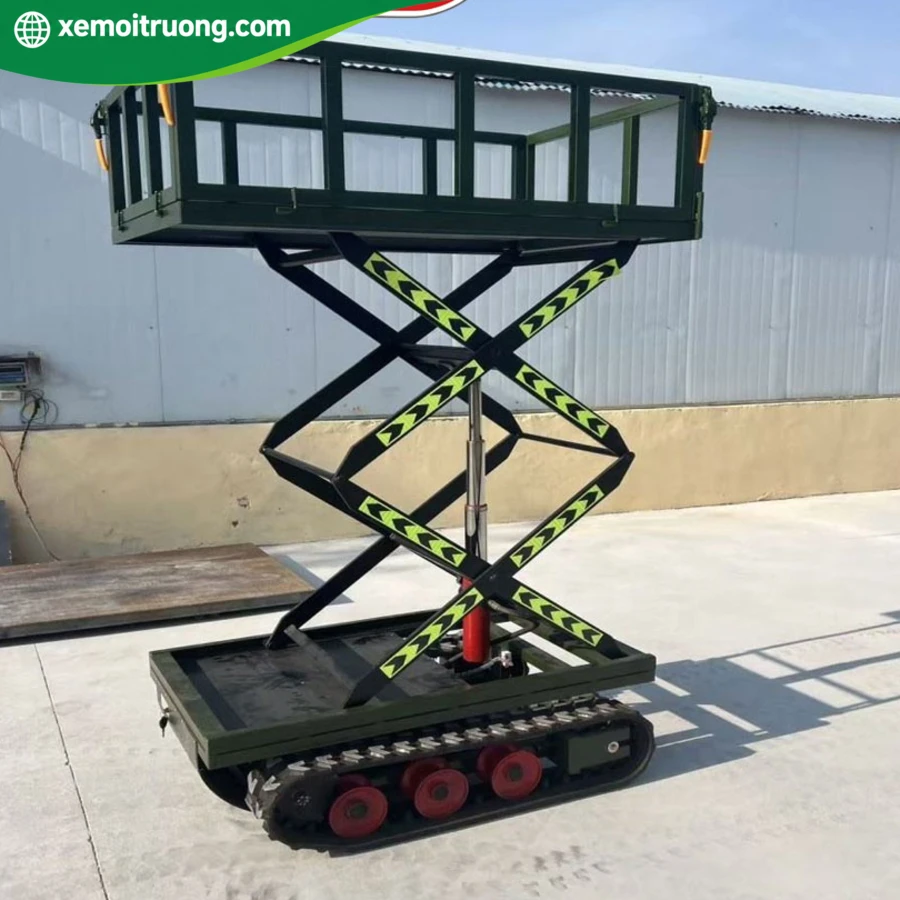 24 Mẫu Xe Điện Chở Hàng Trong Nhà Máy, Xí Nghiệp 2026 5 Xe Điện Chở Hàng Bánh Xích Nâng Hạ 500KG