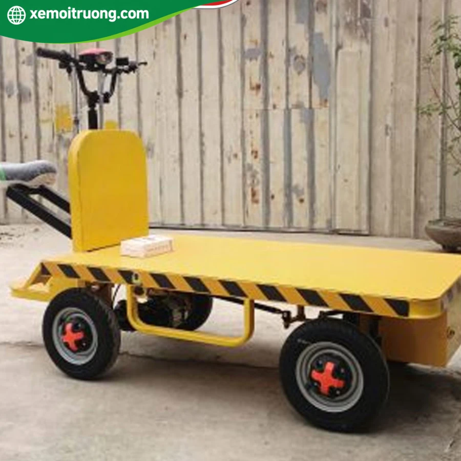 Xe Điện Chở Hàng Sàn Phẳng 800KG Trong Nhà Máy SX 4 Xe Điện Chở Hàng Sàn Phẳng 800KG Trong Nhà Máy SX - Ảnh 4