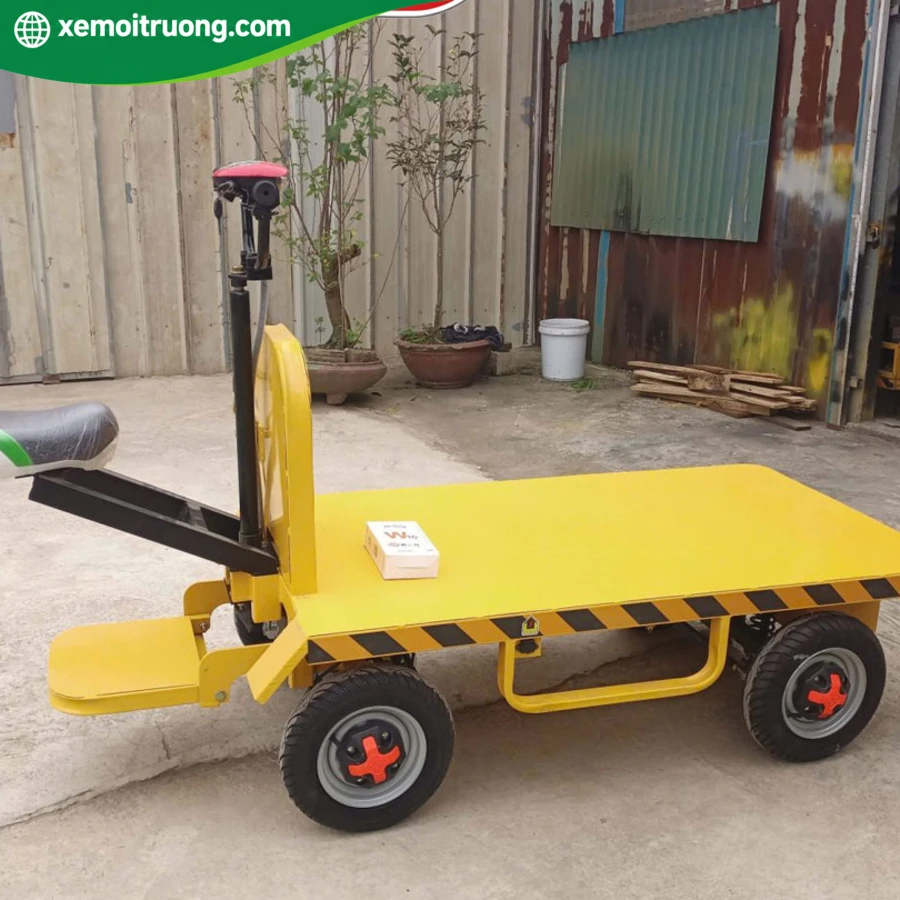 Xe Điện Chở Hàng Sàn Phẳng 800KG Trong Nhà Máy SX 6 Xe Điện Chở Hàng Sàn Phẳng 800KG Trong Nhà Máy SX - Ảnh 6