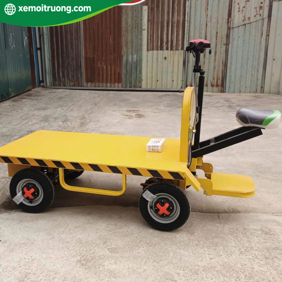 Xe Điện Chở Hàng Sàn Phẳng 800KG Trong Nhà Máy SX 7 Xe Điện Chở Hàng Sàn Phẳng 800KG Trong Nhà Máy SX - Ảnh 7