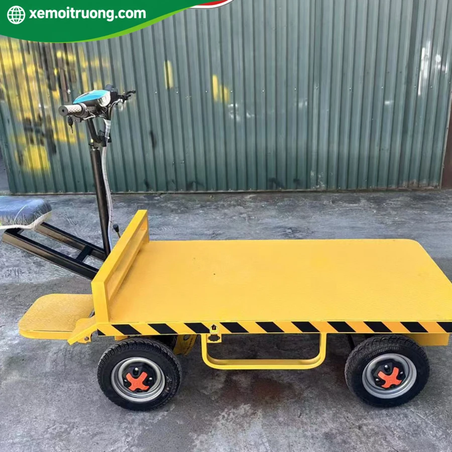 Xe Điện Chở Hàng Sàn Phẳng 800KG Trong Nhà Máy SX 8 Xe Điện Chở Hàng Sàn Phẳng 800KG Trong Nhà Máy SX - Ảnh 8