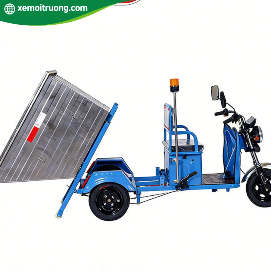 Xe Điện Môi Trường Thùng Inox Nhọn Phía Sau 500L 200KG 5 Xe Điện Môi Trường Thùng Inox Nhọn Phía Sau 500L 200KG - Ảnh 5